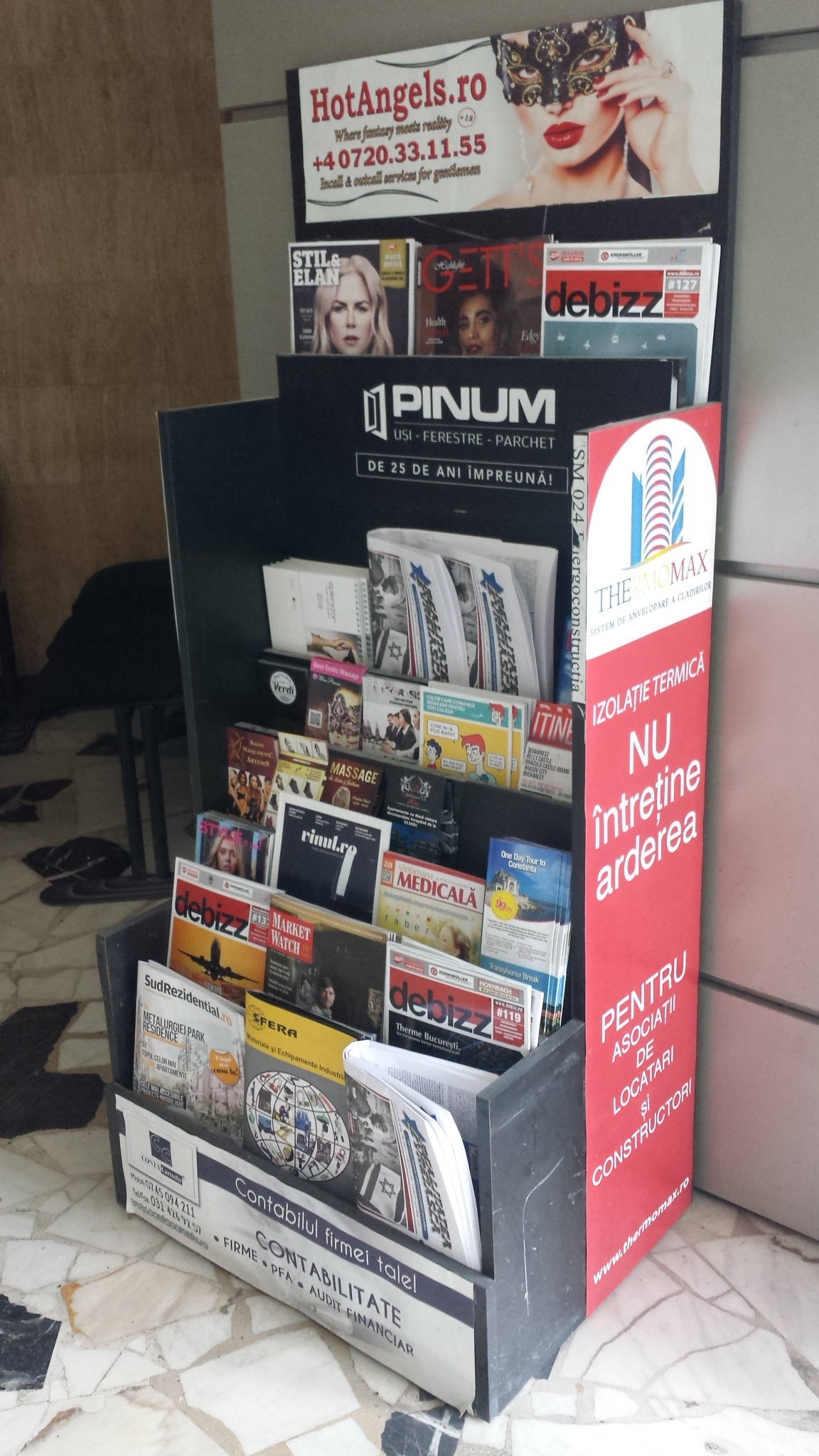 Bannere publicitare standere indoor