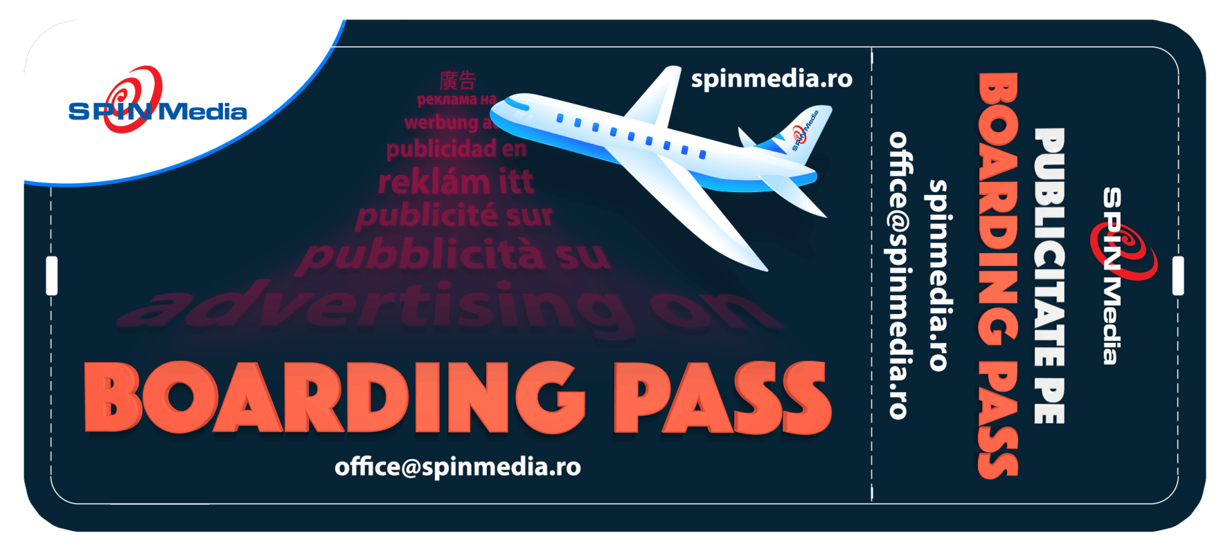 Boarding Pass Spin Media